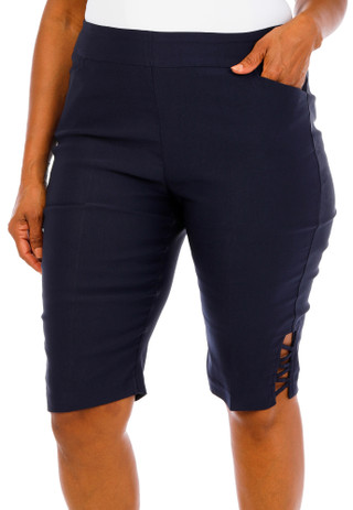Thumbnail 1: Kate Park Women's Plus Skimmer Shorts  