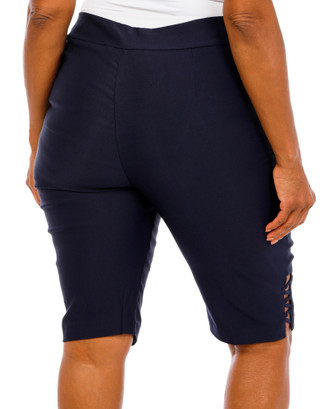 Thumbnail 4: Kate Park Women's Plus Skimmer Shorts  