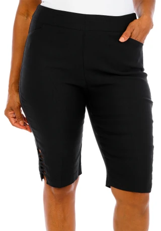 Thumbnail 1: Kate Park Women's Plus Skimmer Shorts  