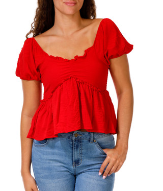 Thumbnail 1: DISCREET Juniors Babydoll Top 
