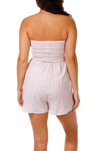 Thumbnail 2: DISCREET Juniors Stripe Tube Top Romper  