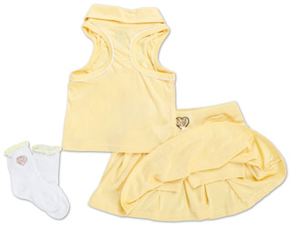 Thumbnail 2: Body Glove Toddler Girls 3 Pc Skirt Set  