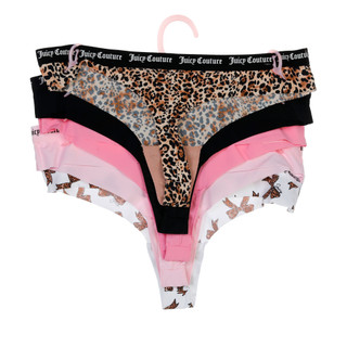 Thumbnail 2: Juicy Couture Women's 5 Pk Thong Panties 