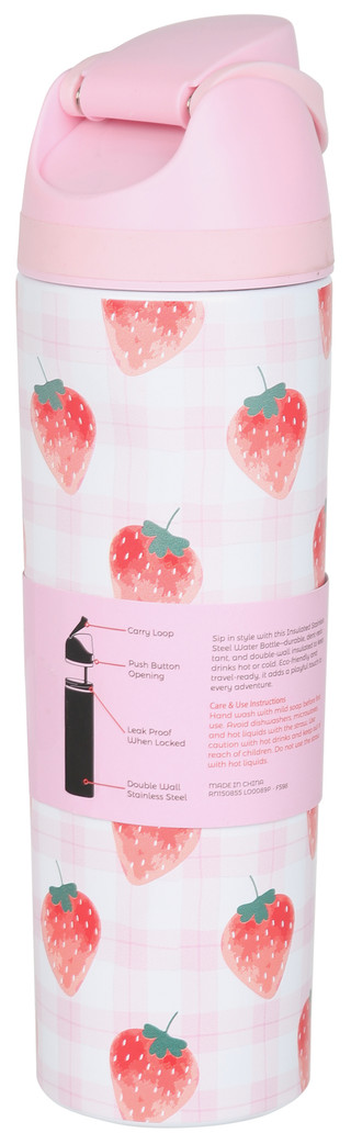 Thumbnail 2: 24 oz Strawberry Water Bottle 
