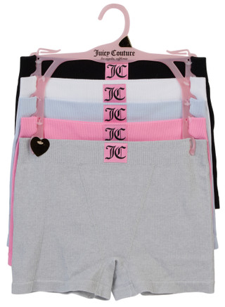 Thumbnail 1: Juicy Couture Women's 5 Pk Seamless Boyshort Panties 