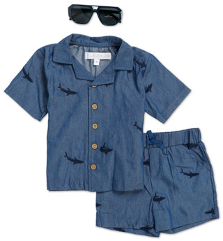 Thumbnail 1: RACHEL ZOE Toddler Boys 3 Pc Shorts Set  