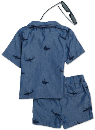 Thumbnail 2: RACHEL ZOE Toddler Boys 3 Pc Shorts Set  