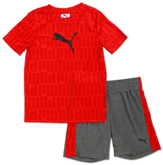 Thumbnail 1: Puma Little Boys Active 2 Pc Shorts Set 