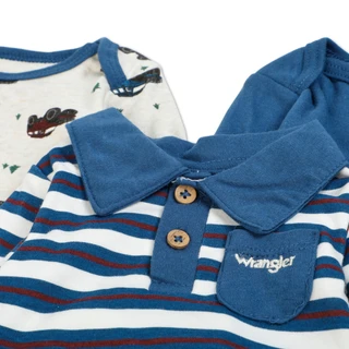 Thumbnail 2: Wrangler Baby Boys 3 Pk Creepers 