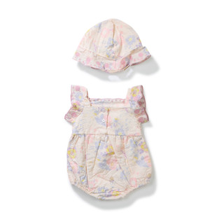 Thumbnail 2: Jessica Simpson Baby Girls 2 Pc Romper Set 