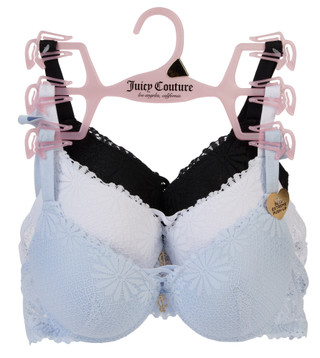 Thumbnail 1: Juicy Couture Women's 3 Pk Extreme Push-Up Bras 