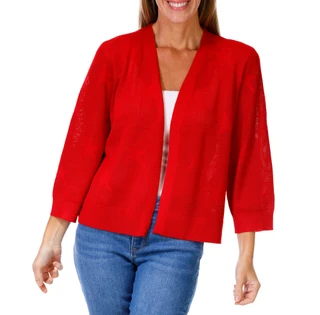 Thumbnail 1: ADRIENNE VITTADINI Women's Solid Open Front Cardigan  
