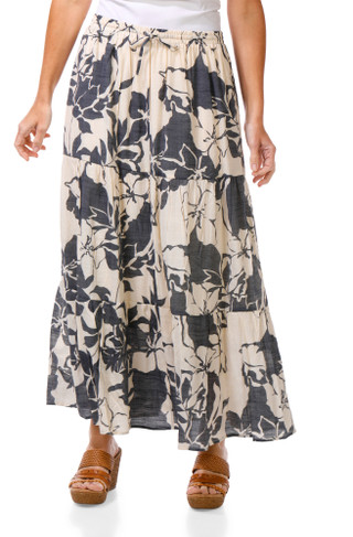 Thumbnail 1: Hope & Harlow Women's Tiered Maxi Skirt 