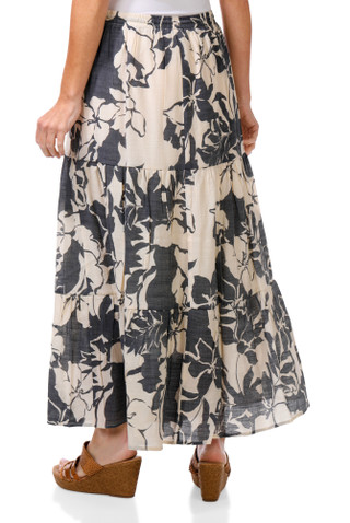 Thumbnail 2: Hope & Harlow Women's Tiered Maxi Skirt 