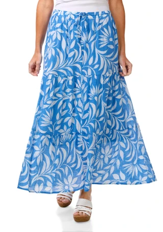Thumbnail 1: Hope & Harlow Women's Tiered Maxi Skirt 