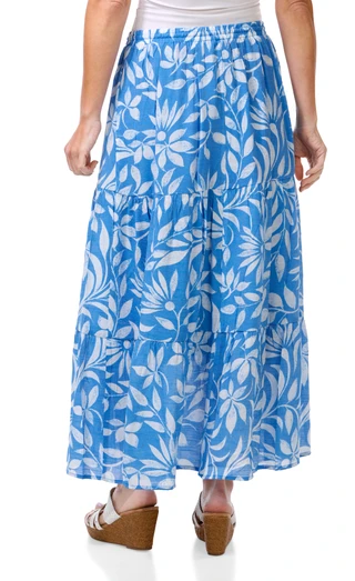 Thumbnail 2: Hope & Harlow Women's Tiered Maxi Skirt 