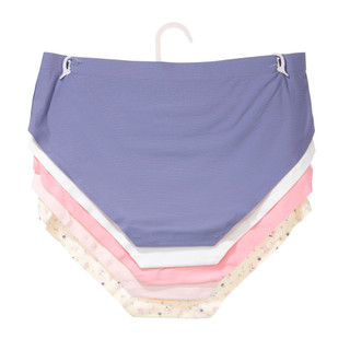 Thumbnail 2: Laura Ashley Women's 5 Pk Laser Cut Brief Panties  