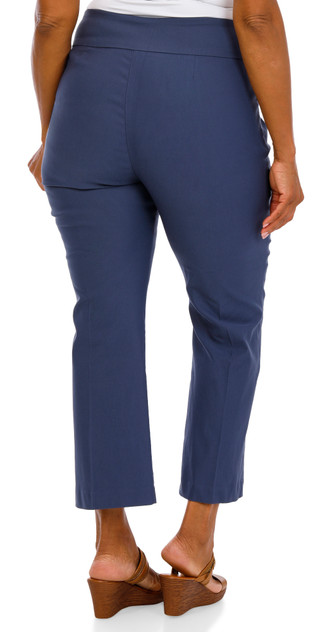 Thumbnail 2: Counterparts Women's Solid Pull On Ankle Pants  