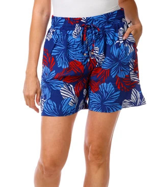 Thumbnail 1: Caribbean Joe Women's Floral Print Shorts  