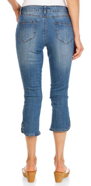 Thumbnail 2: 1822 Women's Heritage Crop Denim Capris  
