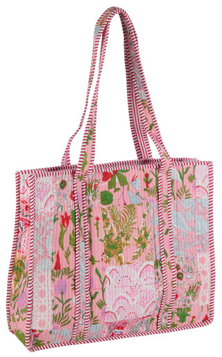 Thumbnail 2: Haute  Quilted Floral Tote  