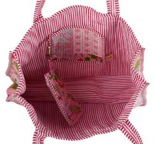 Thumbnail 3: Haute  Quilted Floral Tote  