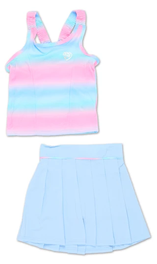 Thumbnail 1: Body Glove Girls Active 2 Pc Skort Set  
