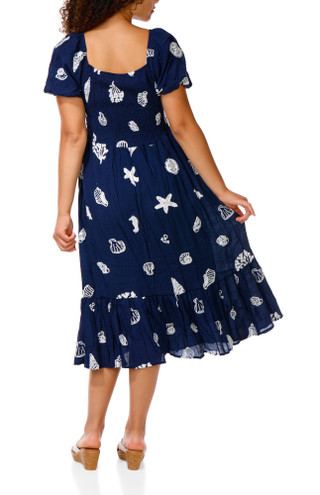 Thumbnail 2: Ana & Rose Women's Embroidered Coastal Dress  