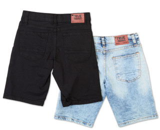Thumbnail 2: True Indigo Boys 2 Pk Denim Shorts  