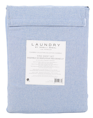 Thumbnail 2: LAUNDRY BY SHELLI SEGAL 4 Pc Brushed King Sheet Set 