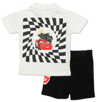 Thumbnail 2: Cars Toddler Boys 2 Pc Shorts Set  