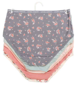 Thumbnail 2: Laura Ashley Women's 5 Pk Brief Panties  