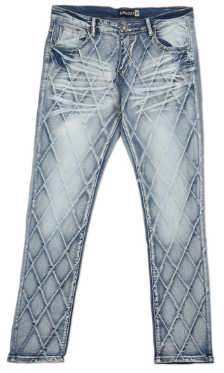 Thumbnail 1: Blue Cult Men's Diamond Cut Slim Jeans  
