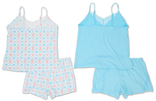 Thumbnail 2: FLORA NIKROOZ Women's 4 Pc Sleepwear Shorts Set  