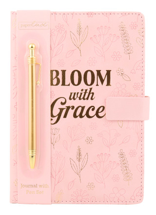 Thumbnail 1: Paper Lux 2 Pc Soft Leather Journal w/ Pen 