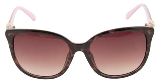 Thumbnail 2: JONES NEW YORK Women's 100% UV Tortoiseshell & Pink Frame Sunglasses 