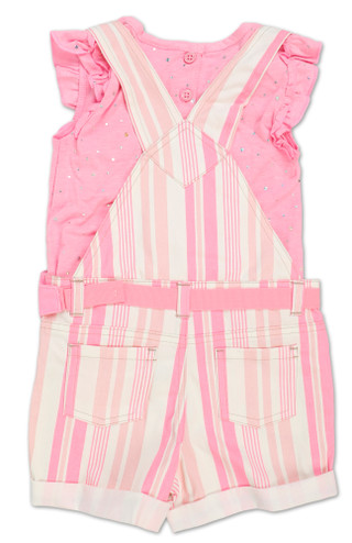 Thumbnail 2: Little Lass Little Girls 3 Pc Shorts Set 