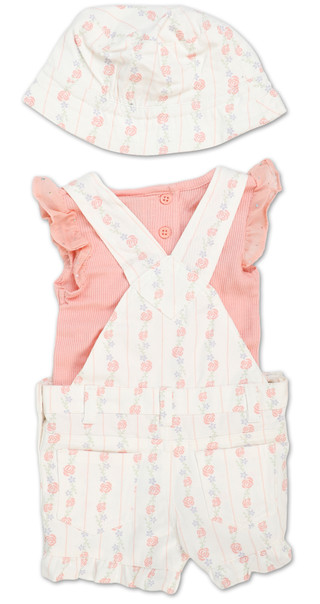 Thumbnail 2: Little Lass Baby Girls 3 Pc Shorts Set 