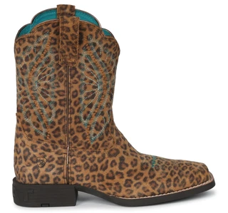 Thumbnail 2: ARIAT Girls Leopard Print Boots 