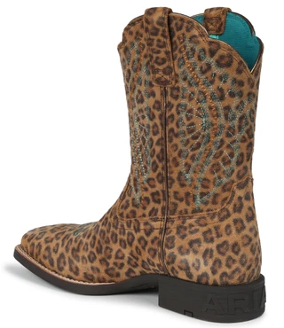 Thumbnail 3: ARIAT Girls Leopard Print Boots 