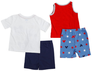 Thumbnail 2: Disney Toddler Boys 4 Pc Shorts Set 