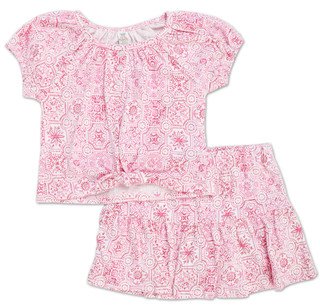Thumbnail 1: SWEET BUTTERFLY Girls 2 Pc Skirt Set 