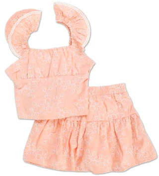 Thumbnail 1: Sweet Buttrfly Girls 2 Pc Skirt Set 