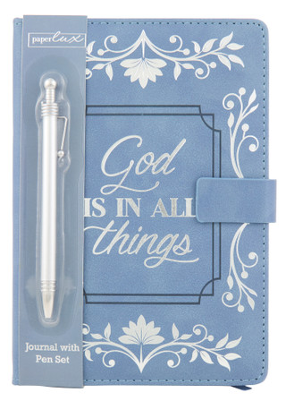 Thumbnail 1: Paper Lux 2 Pc Soft Leather Journal w/ Pen  