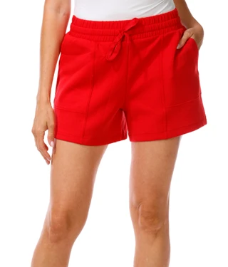 Thumbnail 1: VOGO Women's Solid Scuba Shorts  