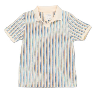 Thumbnail 1: Denim & Flower Boys Stripe Print Casual Shirt 