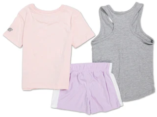 Thumbnail 2: New Balance Little Girls Active 3 Pc Shorts Set 