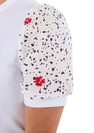 Thumbnail 2: Cece Women's Eyelet Sleeve Top  