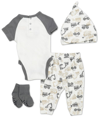 Thumbnail 2: Wrangler Baby Boys 4 Pc Pajama Pants Set  