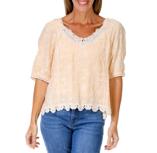 Thumbnail 1: Democracy Women's Embroidered Top 